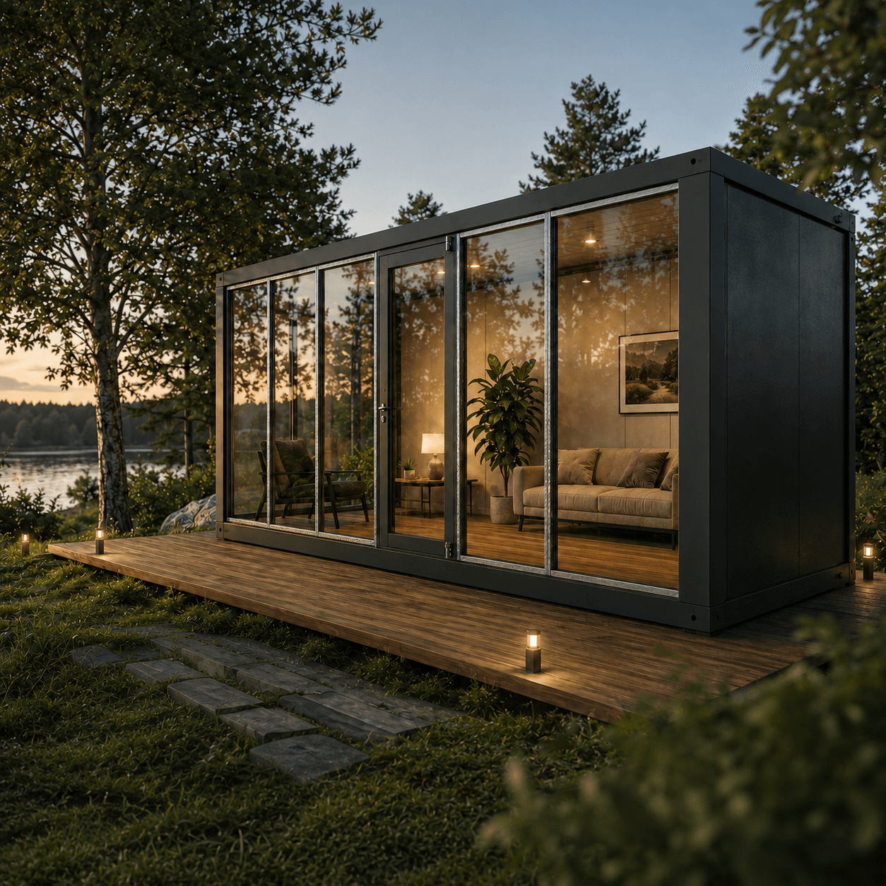 FLIP 15 Glass modulinis konteineris